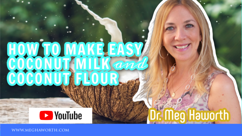 How to Make Easy Coconut Milk & Coconut Flour